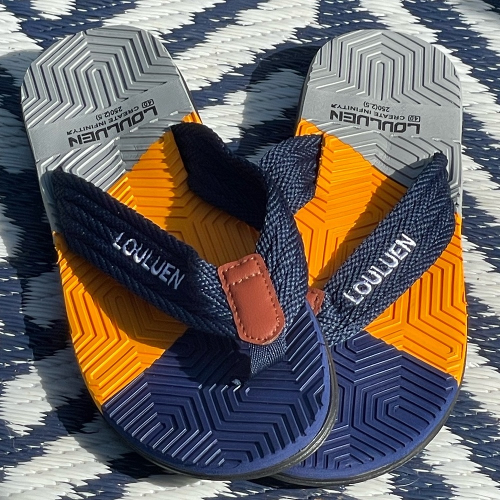 Flip flops/ Summer Sandals Slide on Louluen Sz 40 EU